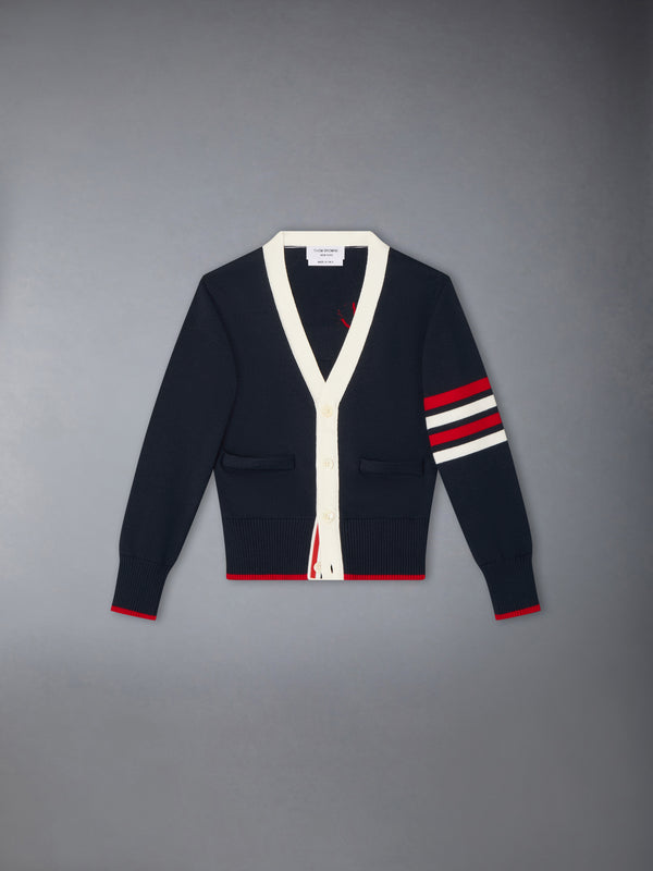CHILDREN'S HECTOR INTARSIA 4-BAR CARDIGAN - featured image