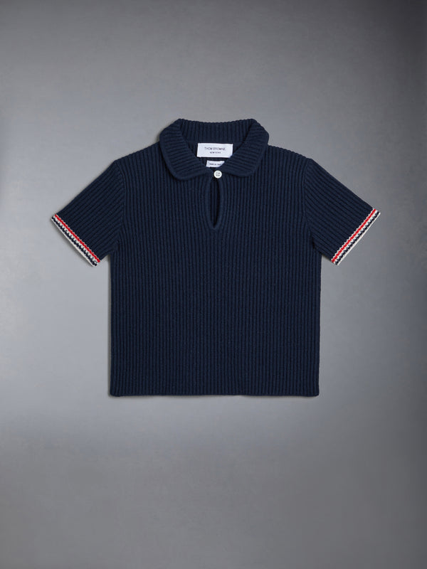CHILDREN'S WOOL CASHMERE KNIT POLO - featured image