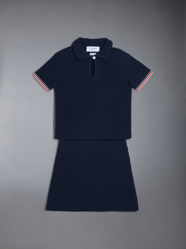 CHILDREN'S WOOL CASHMERE KNIT POLO - image 6