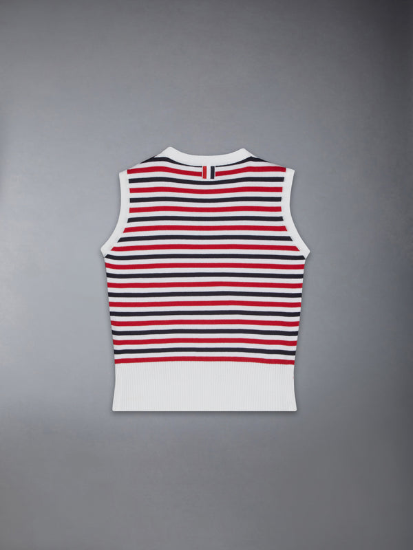CLASSIC COTTON SLEEVELESS PULLOVER - image 2