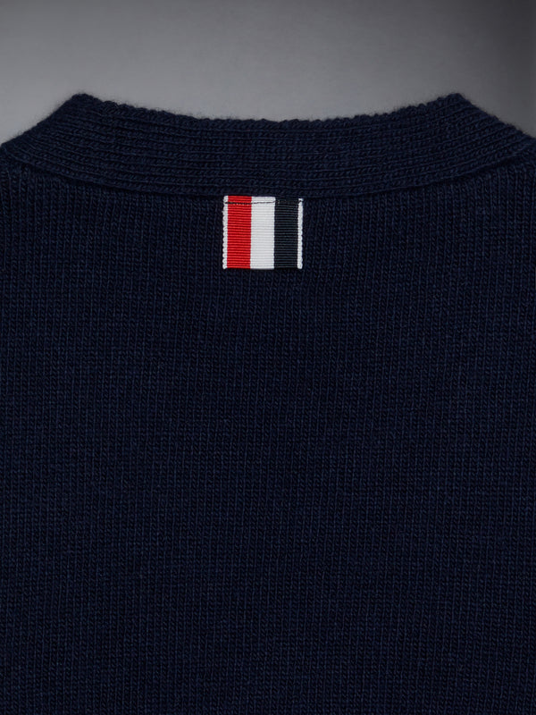 Kid's Fine Merino Half Drop Cardigan Vest - image 4
