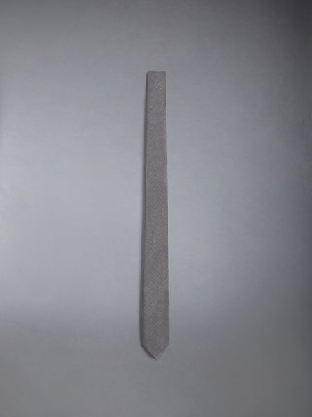 CHILDREN'S TWILL TIE DARK GREY