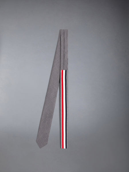 CHILDREN'S TWILL TIE MED GREY