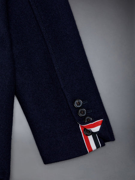 CHILDREN'S MELTON WOOL PEACOAT NAVY