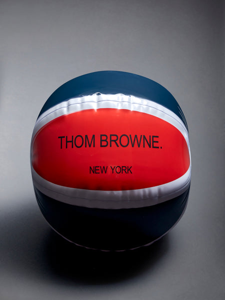Kid's Pvc Stripe Beach Ball RWBWHT