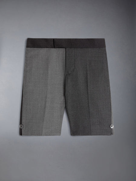 CHILDREN'S FUNMIX TWILL BERMUDA SHORTS MED GREY