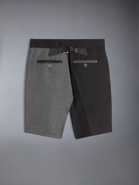 CHILDREN'S FUNMIX TWILL BERMUDA SHORTS MED GREY