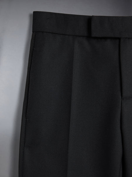 CHILDREN'S TWILL CLASSIC BACKSTRAP TROUSER BLACK