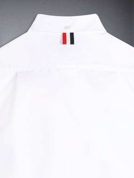 CHILDREN'S 4-BAR SATIN OXFORD SHIRT WHITE