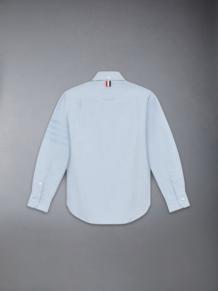 CHILDREN'S 4-BAR SATIN OXFORD SHIRT LIGHT BLUE