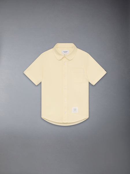 CHILDREN'S OXFORD SHORT SLEEVE SHIRT YELLOW