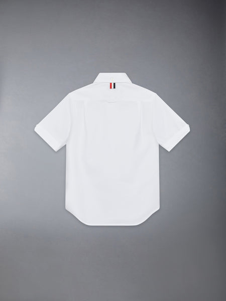 CHILDREN'S OXFORD SHORT SLEEVE SHIRT WHITE