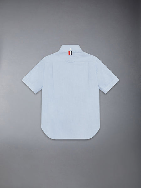 CHILDREN'S OXFORD SHORT SLEEVE SHIRT LIGHT BLUE