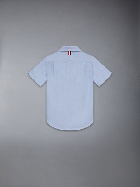 CHILDREN'S OXFORD SHORT SLEEVE SHIRT LIGHT BLUE