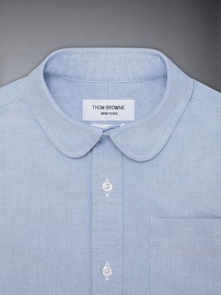 CHILDREN'S OXFORD SHORT SLEEVE SHIRT LIGHT BLUE