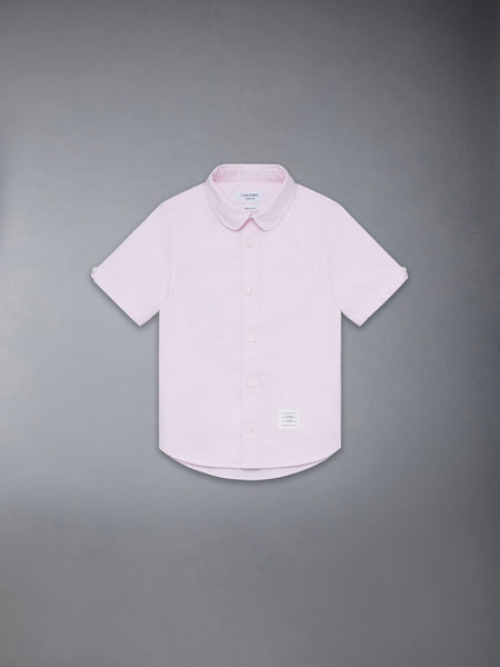 CHILDREN'S OXFORD SHORT SLEEVE SHIRT LT PINK
