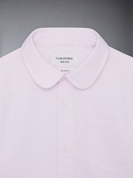 CHILDREN'S OXFORD SHORT SLEEVE SHIRT LT PINK