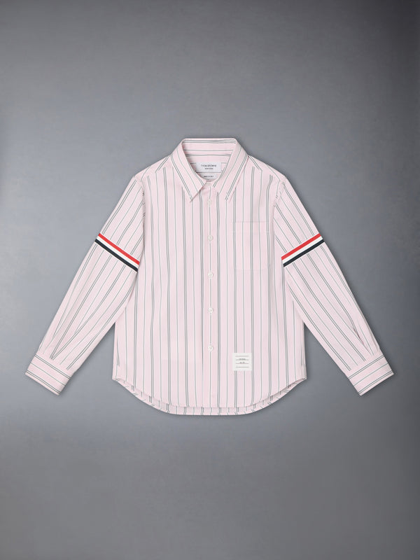 CHILDREN'S HAIRLINE STRIPE POPLIN SHIRT - featured image
