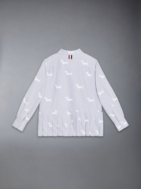 OXFORD PLEATED BOTTOM SHIRT - image 2