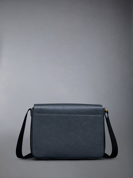 PEBBLE GRAIN REPORTER BAG DARK GREY