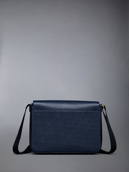 PEBBLE GRAIN REPORTER BAG NAVY