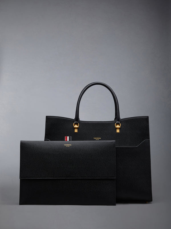 PEBBLE GRAIN LARGE DUET TOTE - image 7