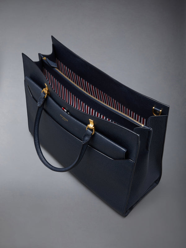 PEBBLE GRAIN LARGE DUET TOTE - image 5