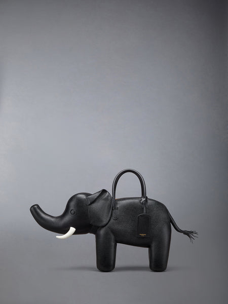Elephant Bag In Pebble Grain BLACK