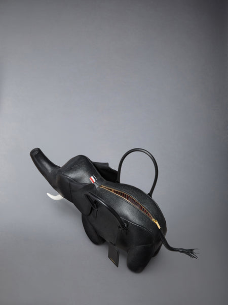 Elephant Bag In Pebble Grain BLACK