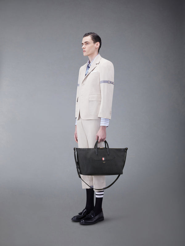 SOFT PEBBLE GRAIN MEDIUM DUFFLE - image 4