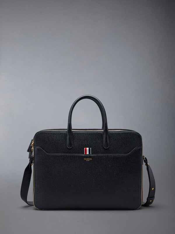 PEBBLE GRAIN DOUBLE COMPARTMENT BUSINESS BAG - featured image