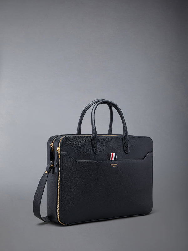 PEBBLE GRAIN DOUBLE COMPARTMENT BUSINESS BAG - image 2