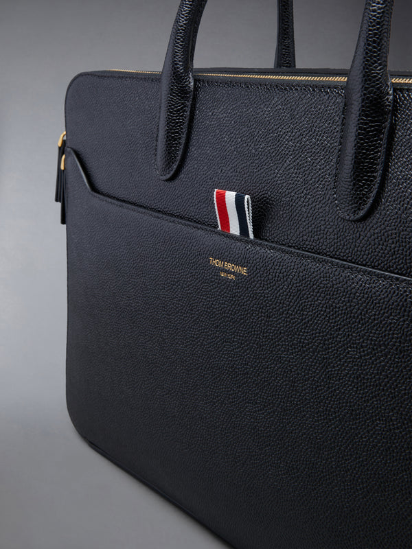 PEBBLE GRAIN DOUBLE COMPARTMENT BUSINESS BAG - image 6