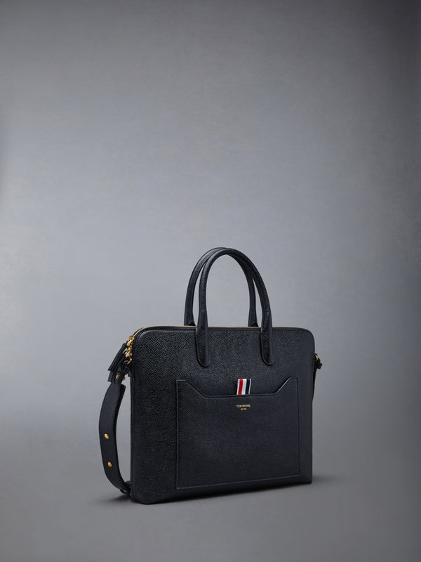 PEBBLE GRAIN SLIM BRIEFCASE - image 2
