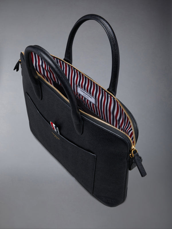 PEBBLE GRAIN SLIM BRIEFCASE - image 5