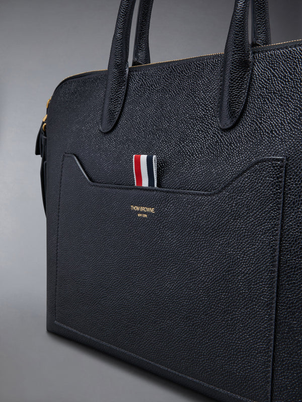 PEBBLE GRAIN SLIM BRIEFCASE - image 6