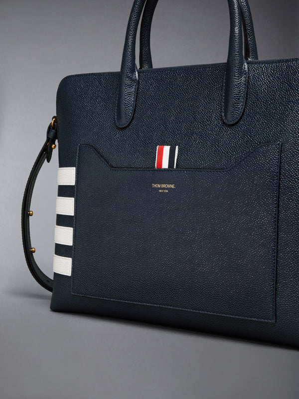 PEBBLE GRAIN 4-BAR SLIM BRIEFCASE - image 6