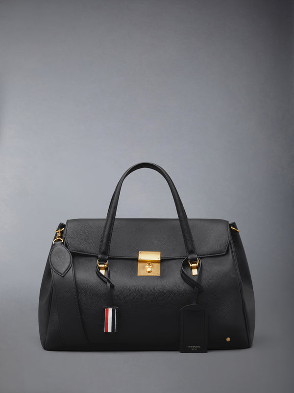 BOLTON WEEKENDER BAG IN SOFT PEBBLE GRAIN LEATHER - featured image