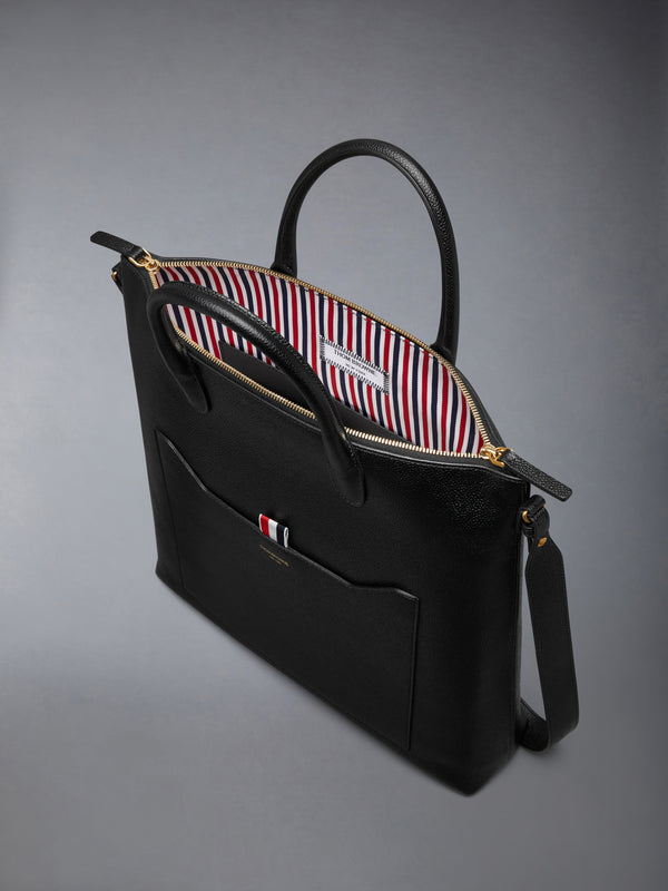 VERTICAL TOOL TOTE IN PEBBLE GRAIN LEATHER - image 6