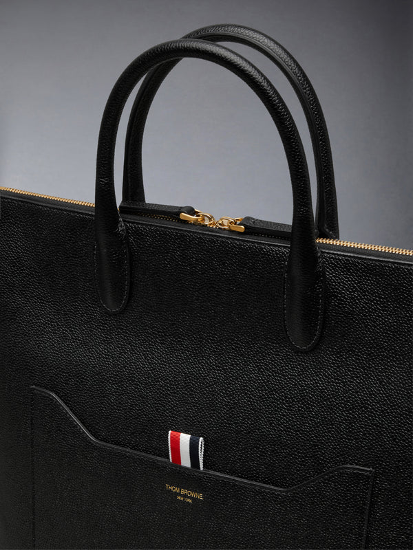 VERTICAL TOOL TOTE IN PEBBLE GRAIN LEATHER - image 7