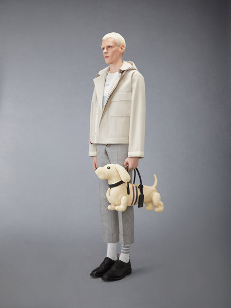 RAFFIA RWB STRIPE HECTOR BAG MUSLIN