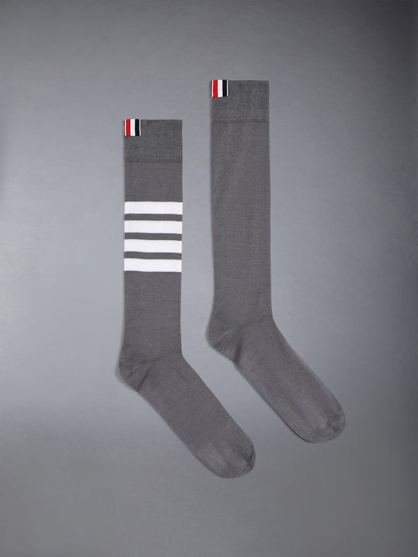 COTTON 4-BAR OVER THE CALF SOCKS - featured image