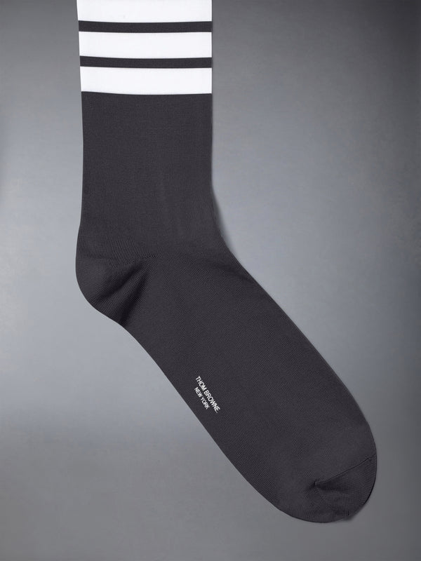 LIGHTWEIGHT COTTON 4-BAR MID CALF SOCKS - image 2