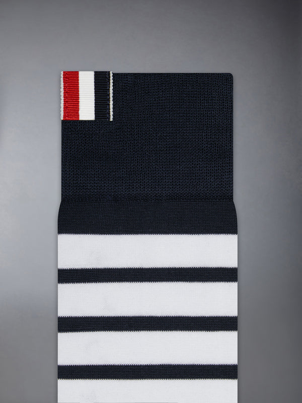 LIGHTWEIGHT COTTON 4-BAR MID CALF SOCKS - image 2
