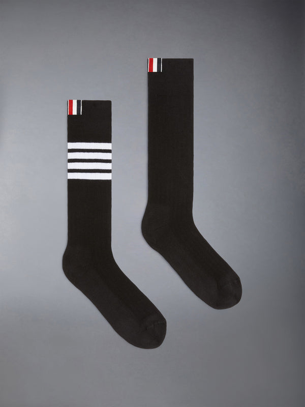 COTTON 4-BAR ATHLETIC MID CALF SOCKS - featured image