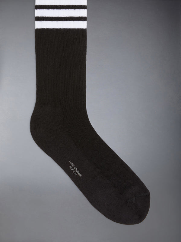 COTTON 4-BAR ATHLETIC MID CALF SOCKS - image 2