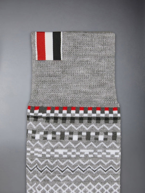 FAIR ISLE JACQUARD MERINO WOOL SOCKS - image 2