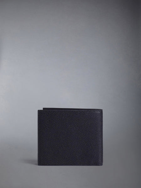 PEBBLE GRAIN BIFOLD BLACK