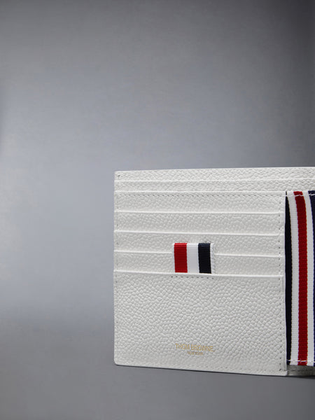 PEBBLE GRAIN BIFOLD WHITE