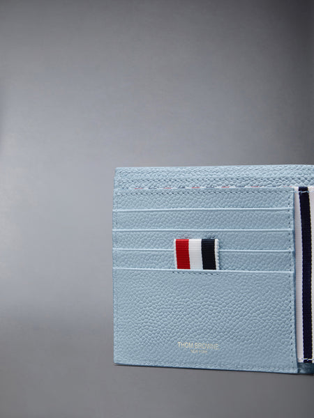 PEBBLE GRAIN BIFOLD LT BLUE